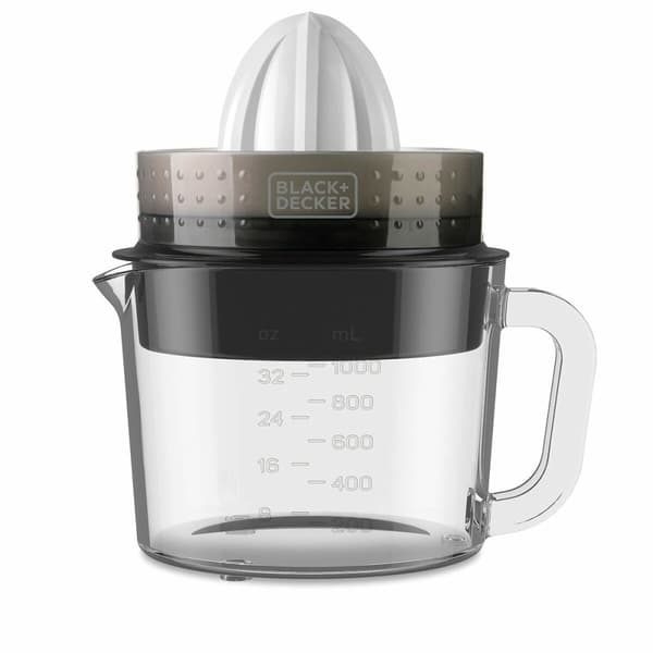 Sähkömehustin Black & Decker ES9240070B Valkoinen Musta Läpikuultava 30 W 1 L