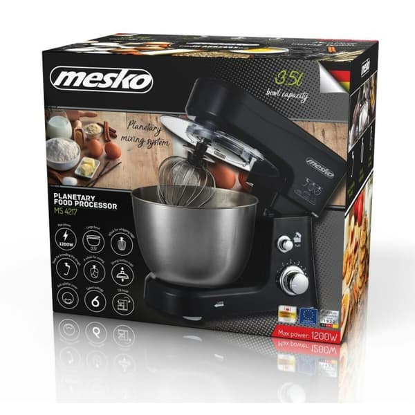 Foodprocessor Adler MS 4217 Sort 700 W 3,5 L