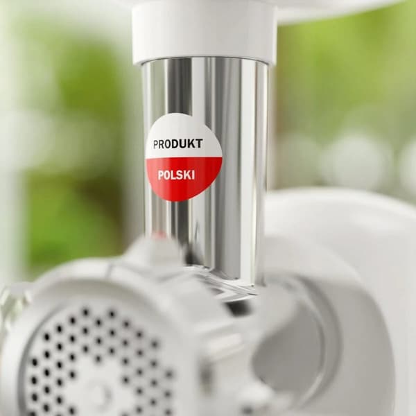 Köttkvarn SMAPP 489.8 BIAŁA Vit Grå 2000 W