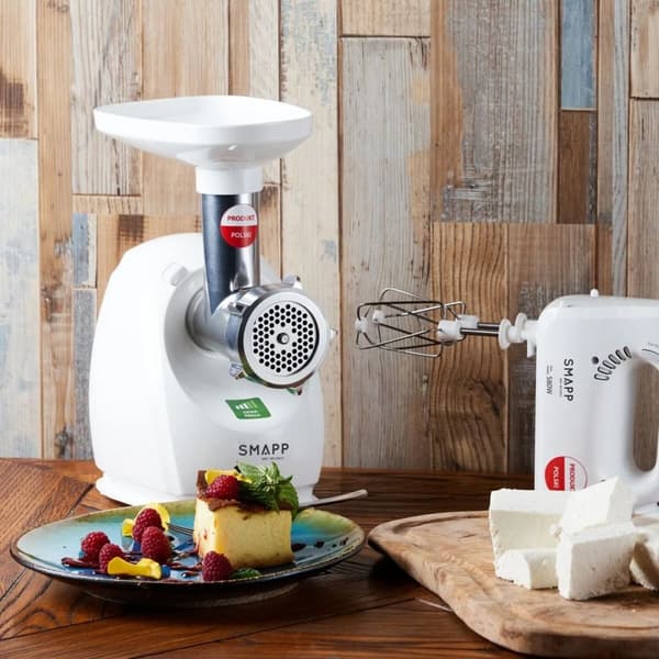 Köttkvarn SMAPP 489.8 BIAŁA Vit Grå 2000 W