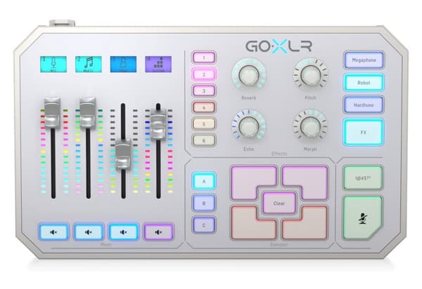 TC Helicon GO XLR-WH - USB-äänimikseri ja liitäntä, valkoinen
