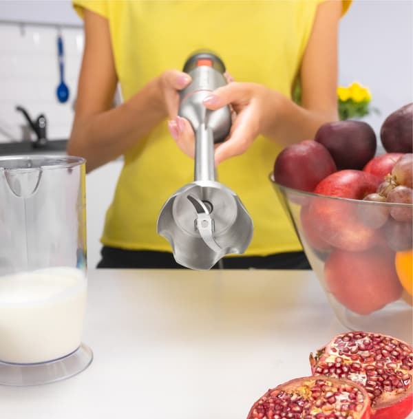 Zelmer ZHB4650 VARIO 0,7 L Dykblender 1400 W Metallic, Rød