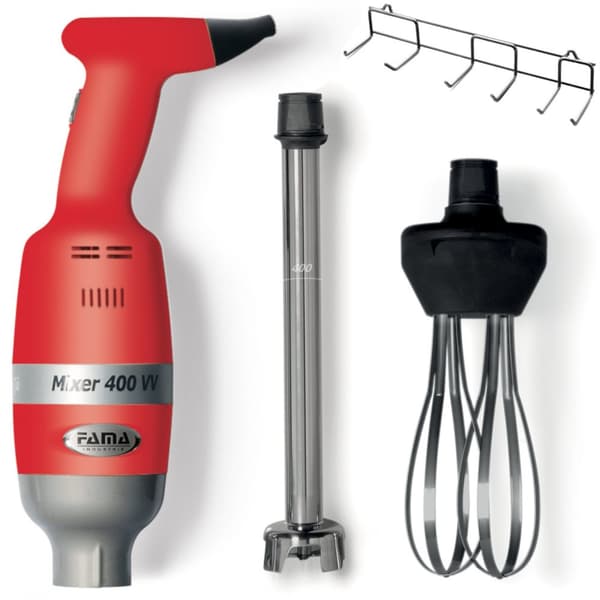 2-i-1 Blender håndmixer SÆT + piskeris + bøjle 400W - Hendi 224380