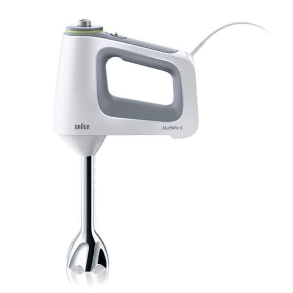Handmixer - BRAUN - HM5137WH - 750 W - Turbofunktion - 9 förinställningar