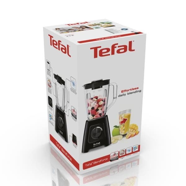 Tefal BlendForce II BL4208, 1,25 L, 2 L, Step, Rotary, Bordsmixer, Svart