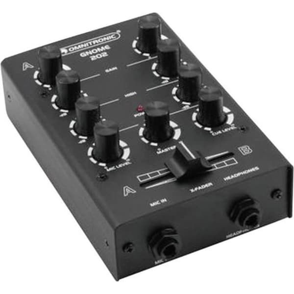Omnitronic Gnome E-202 2-kanals mixer