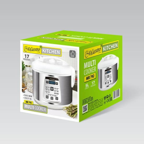 Foodprocessor Feel Maestro MR-792 Stål 700 W 5 L
