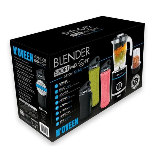 Kuppiblenderi N'oveen SB2000 Musta 500 W 800 ml