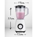 Miniatyrbild 10 av 10: Glasmixer Adler AD 4085 Vit Svart 1000 W 1,5 L