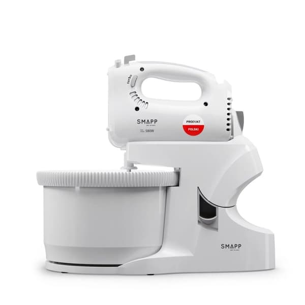 SMAPP håndmixer med skål 451.6 Hvid