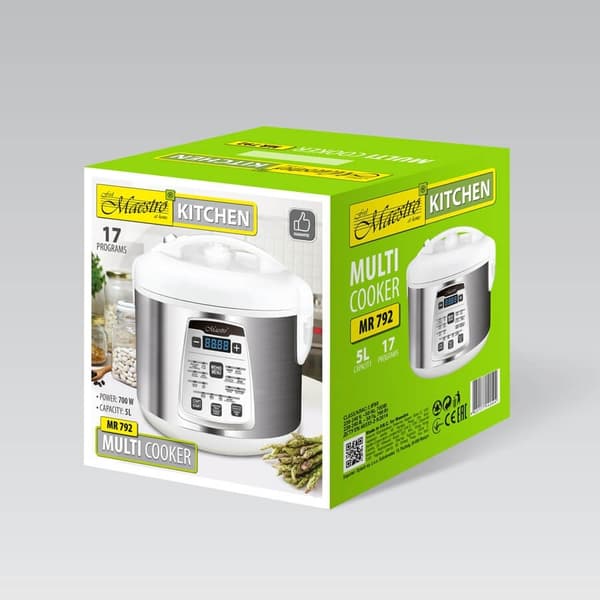 MULTICOOKER MAESTRO MR-792 17 programmer, 700 W