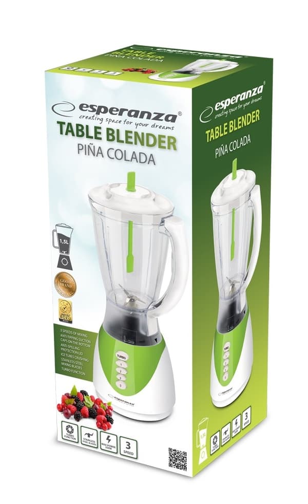 Esperanza EKM023G Blender 350W 1,5L Grön
