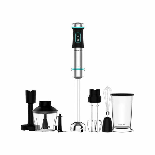 Håndholdt Mikser Power TitanBlack 1200 XL PerfectCream & Crush Cecotec 1200 W