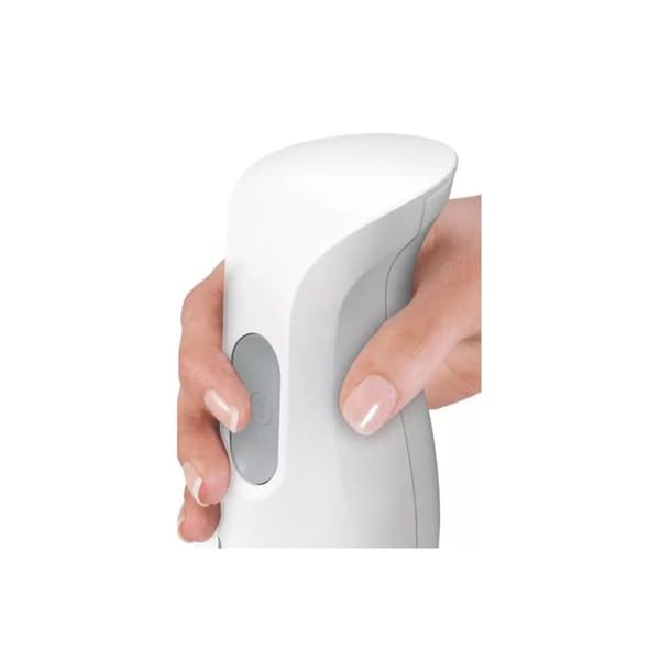 Stavmixer - BOSCH - CleverMixx - 600 W - fot i rostfritt stål - mixerskål - minihackare - rostfri visp - Vit