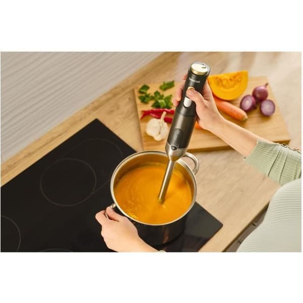 6 i 1 stavmixer - SENCOR - SHB 6442BK - 1200 W - TITANIUM QuadBlade-teknik - Svart
