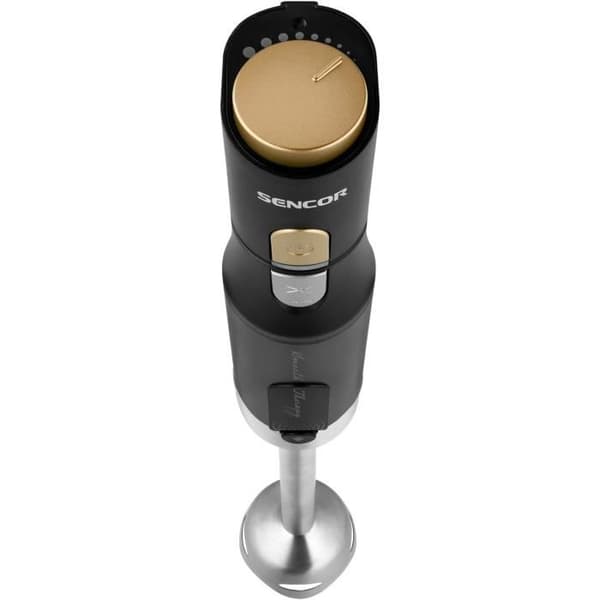 6 i 1 stavmixer - SENCOR - SHB 6442BK - 1200 W - TITANIUM QuadBlade-teknik - Svart