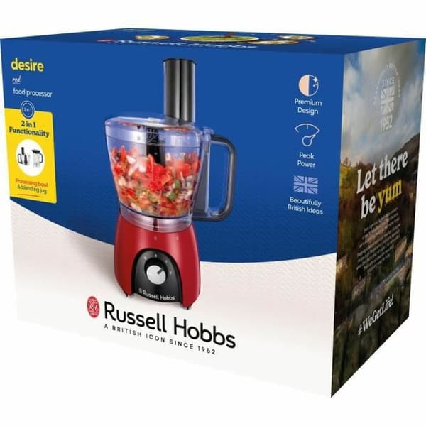 Köksrobot Russell Hobbs Desire Red Röd 600 W