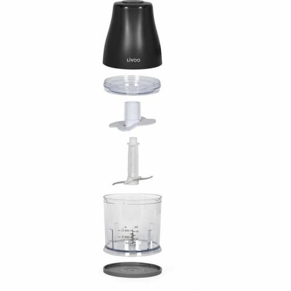 Kødhakker Livoo Chopper Sort 400 W Rustfrit stål