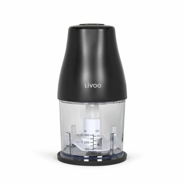 Kødhakker Livoo Chopper Sort 400 W Rustfrit stål