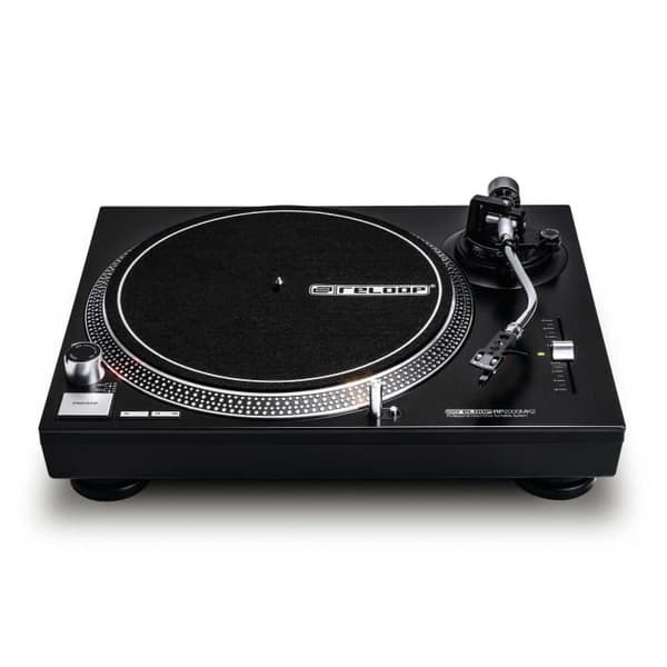 Reloop RP-2000 MK2, Direktdriven DJ skivspelare, 33 1-3,45, -8 - 8%, 0,15%, 50 dB, 1 kilogram per centimeter