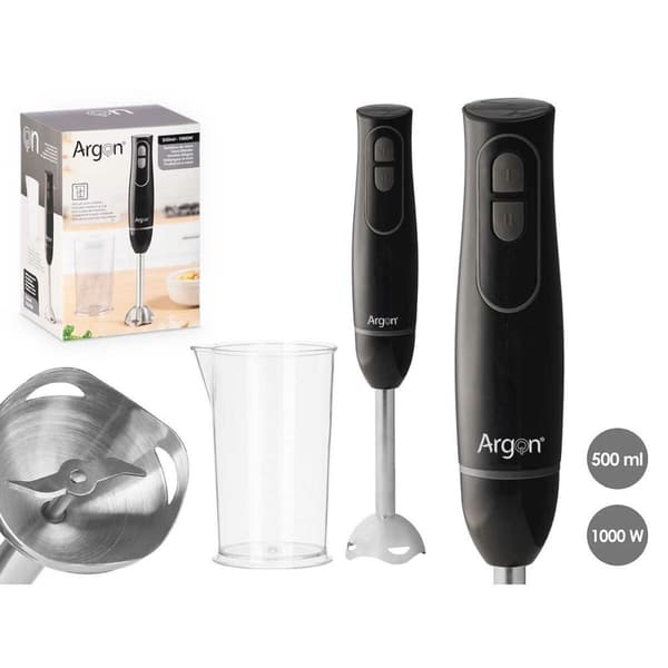 Stavmixer Argon JE-908AB Svart Grå 1000 W