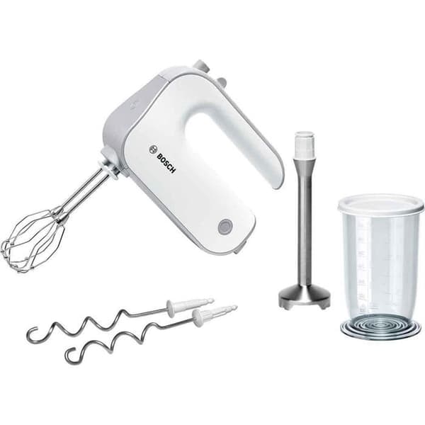 BOSCH MFQ4070 STYLINE Handmixer - Vit/Silver - 500W - 5 hastigheter + puls