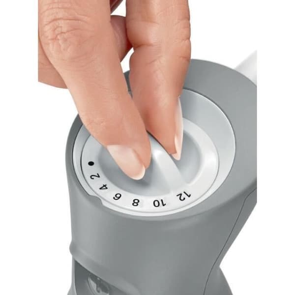 BOSCH MSM66150 ERGOMIXX stavmixer - Avtagbar fot i rostfritt stål, 600W, 12 hastigheter + turbo