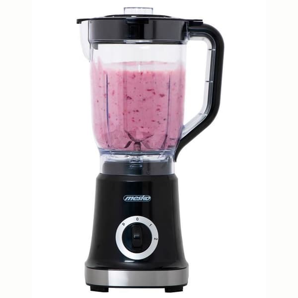 Mixerblandare, 1,8 liters behållare, 2 hastigheter + pulsfunktion Mesko MS 4079 1000W Negro/Plata 39617