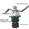 Miniatyrbild 3 av 6: Skärblad i rostfritt stål för Thermomix TM5 / TM6