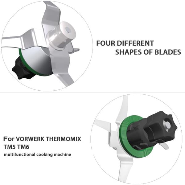 Skæreblad i rustfrit stål til Thermomix TM5 / TM6