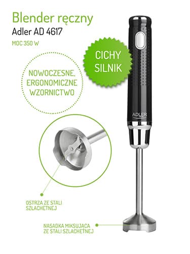 AD 4617 svart Stavmixer