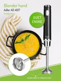 Miniatyrbild 7 av 11: AD 4617 svart Stavmixer
