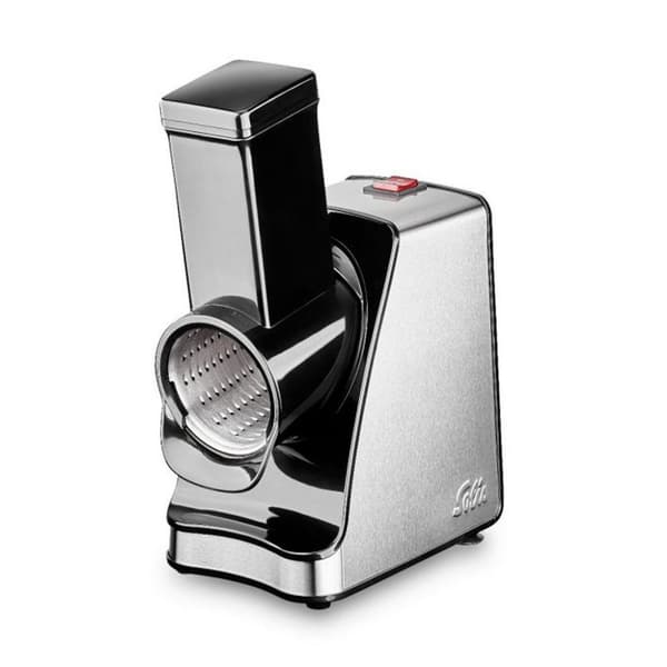 Solis 8401 Slice and More Multifunctional Grater ruostumatonta terästä Svart, Rostfritt stål