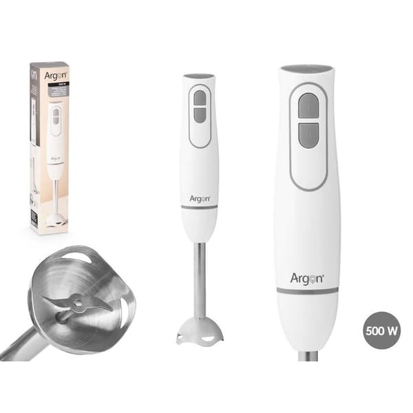 Håndblender Argon JE-908A Hvid Grå 500 W