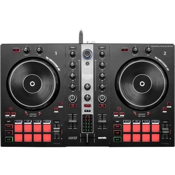 HERCULES DJ ESSENTIALS KIT - DJ Control Inpulse + DJ Monitor 32 Högtalare + HDP DJ60 Hörlurar