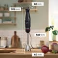 Miniatyrbild 2 av 2: Handmixer - BOSCH - Varinha MSM4B6V2 - 1000 Watt - Dynamisk hastighet - Svart färg