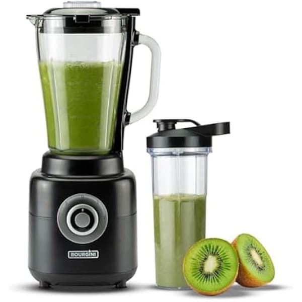 Mixxer - BOURGINI - Power Blender - 1,75 L - 1000 W - Diskmaskin kompatibel