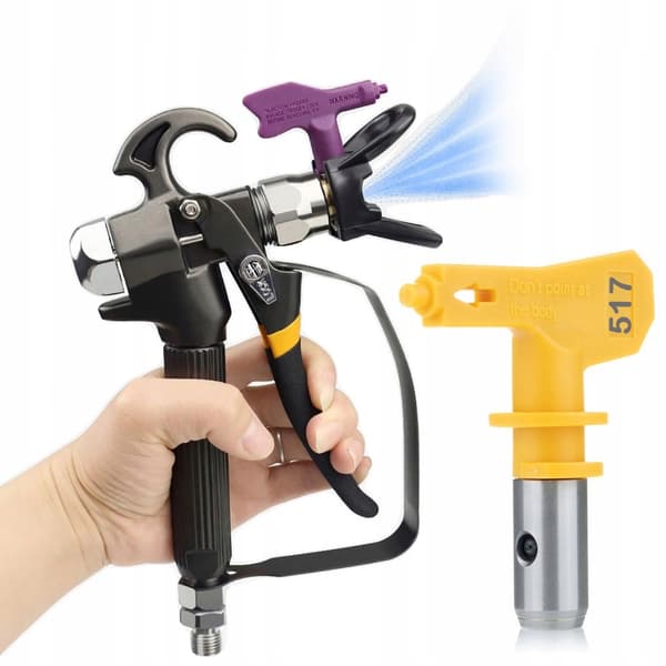 Rosfix Gun för Rosfix TurboJet TJ1 målningsenhet + Rosfix Ultra Spraymålningsmunstycke Modell 517