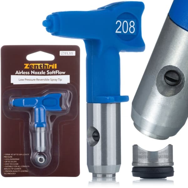 Zenthril SoftFlow lavtryksdyse til maling, model 208