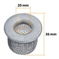 Pikkukuva 2 / 11: Metallisuodatin 7/8"" 36mm x 20mm maalauskoneelle