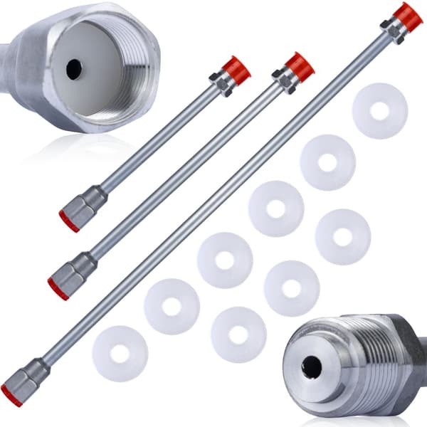 Rosfix lanse til malerpistol 30cm + Rosfix lanse til malerpistol 50cm + Rosfix lanse til malerpistol 75cm + 9x pakning
