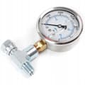 Miniatyrbillede 3 af 5: Inline-trykmåler til malerenhed med 1/4" T-stykke