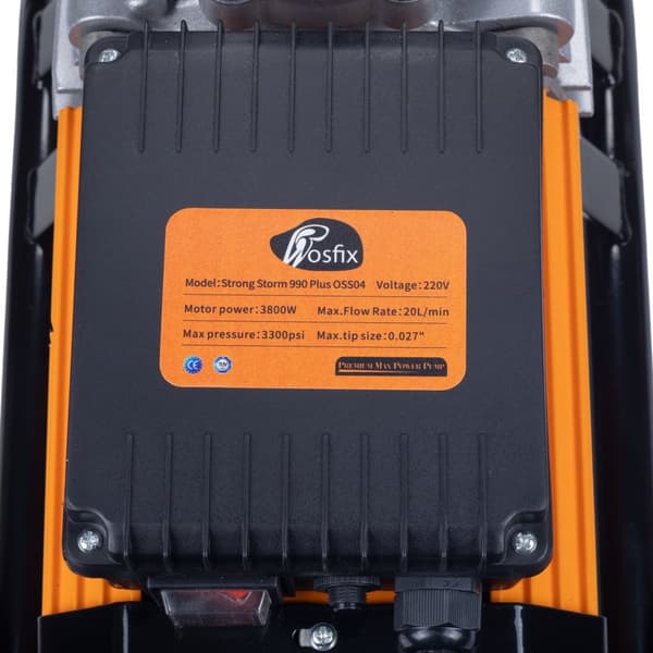 Rosfix Orange Strong Storm 990 Plus OSS04 membranmålningsenhet 3800W 22MPA 20L/min, 0,27"