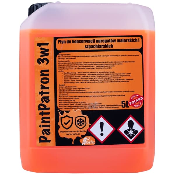 Vedligeholdelses- og rensevæske til Rosfix PaintPatron 3in1 5L malerenhed