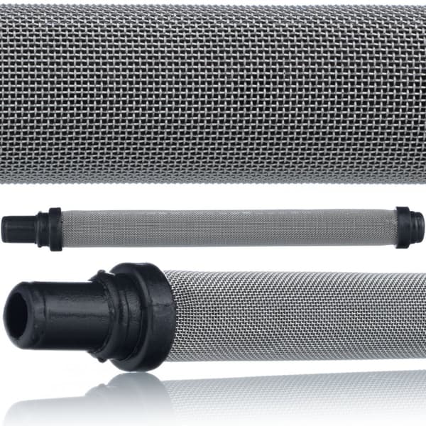 Svart 70 mesh fingerfilter för en målningsenhet
