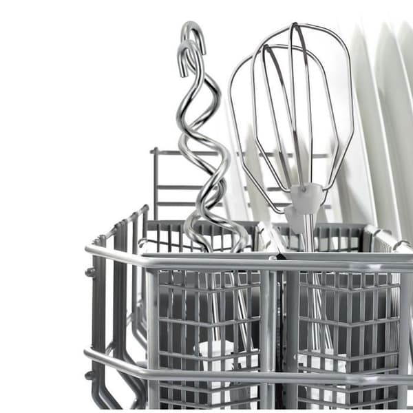 Batteur BOSCH CleverMixx MFQ3030 - 350 W - 4 hastigheter - Pulsfunktion - 2 krokar + 2 vispar i rostfritt stål - Vit