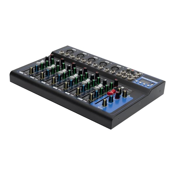 7-kanals lydmixer, exceptionel lydkvalitet, brugervenligt design,sort