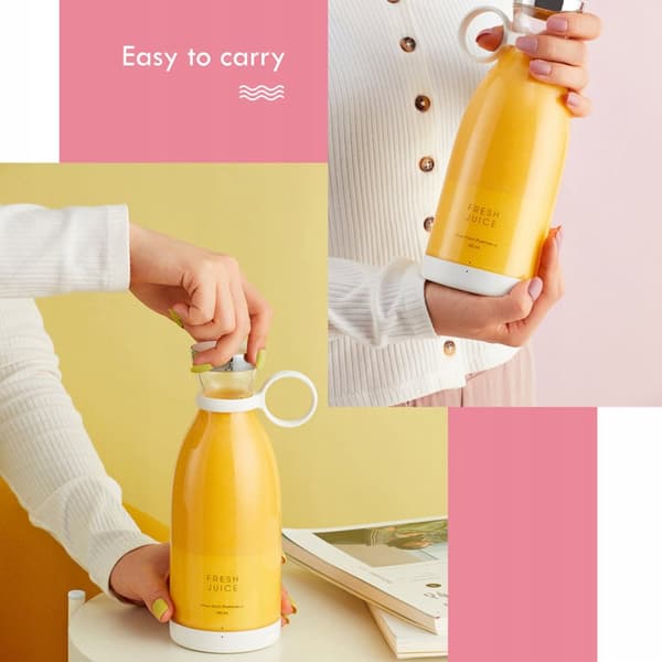BLENDER MIXER 380ML BÆRBAR RYSTER 40W GRATIS BPA