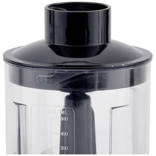 Silva Homeline SMS 6502 Stavmixer 700 W med mätkopp, med hacktillbehör, visp i rostfritt stål, svart