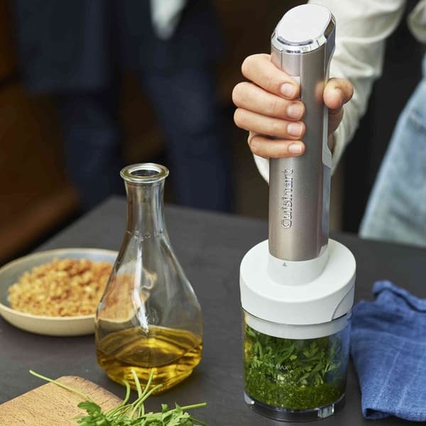Trådlös stavmixer - CUISINART - RHB100E - Silver - 1 hastighet - 2 blad